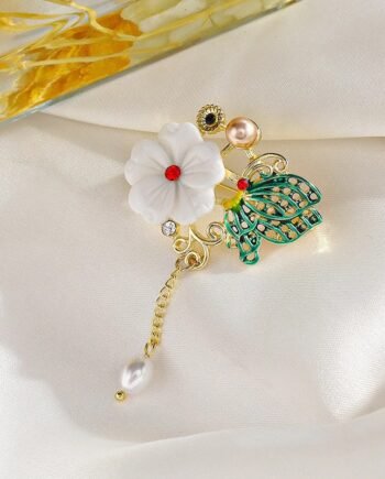 100pcs Silver-Plated Pearl Pin